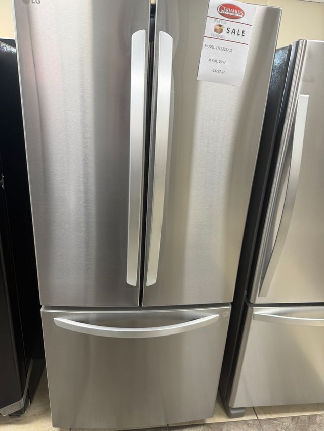 LG 30" 21.8 Cu. Ft. Stainless Steel French Door Refrigerator-0