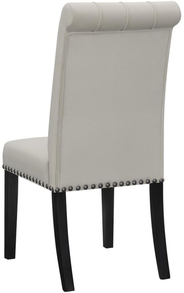 Coaster® Alana 2-Piece Sand Upholstered Tufted Side Chairs-3