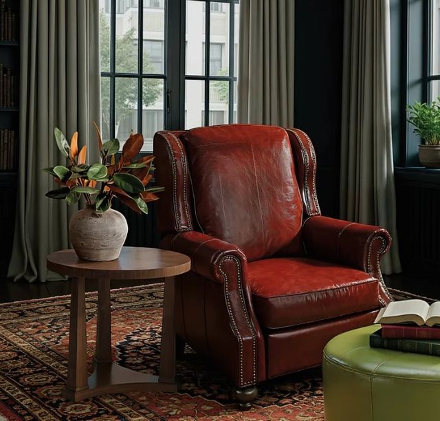 Hooker® Furniture RC Drake Balmoral Cornwall Manual Recliner-1
