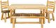 Best Craft Furniture Customizable Dining Side Chair with White Cedar Frame-1