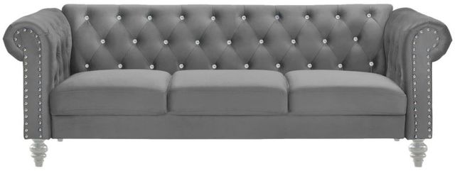 New Classic® Home Furnishings Emma Gray Sofa-2