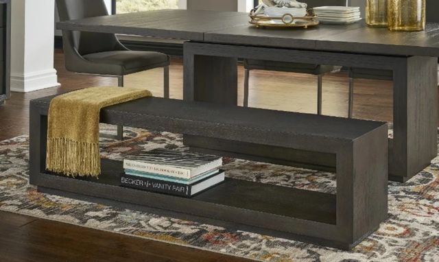 Modus Furniture Oxford Basalt Gray Dining Bench-1