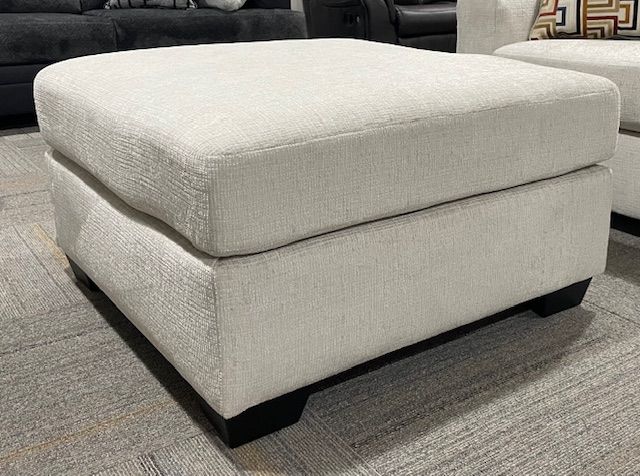Oversized Accent Ottoman Stone - OVERSTOCK-0
