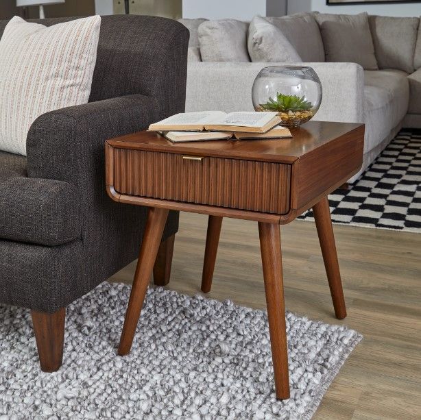 Flexsteel® Ludwig Brown End Table-1