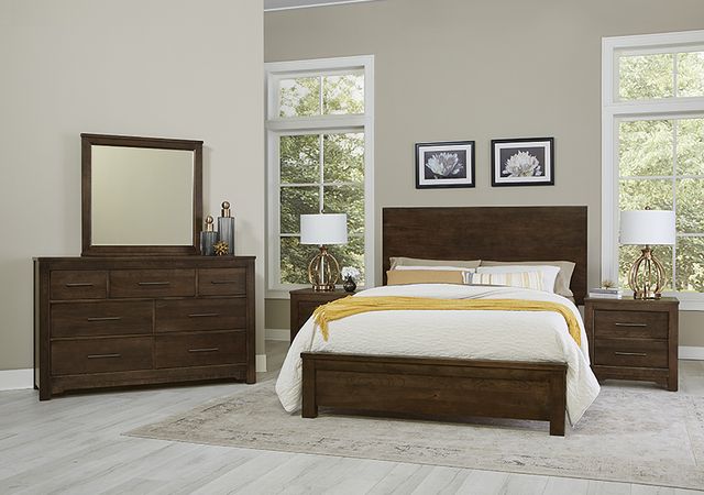Vaughan-Bassett Artisan & Post Solid Wood Crafted Cherry Queen Bed By Ben & Erin Napier-3