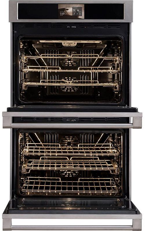 Monogram® Statement 30" Stainless Steel Double Electric Wall Oven with In-Oven Camera-1