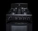 Summit® 24" Black Freestanding Gas Range -3