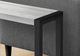 Monarch Specialties Inc Grey 22" Accent Table with Black Frame -1