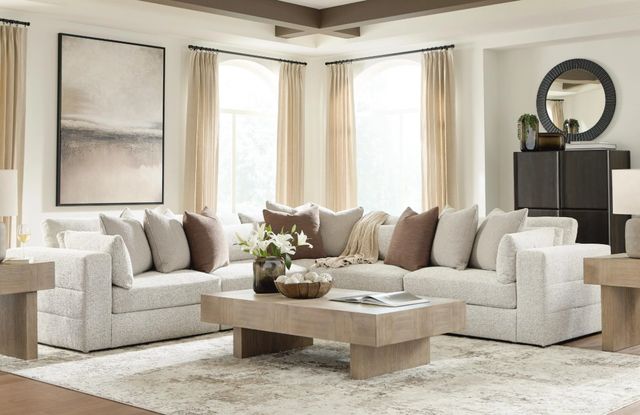 Signature Design by Ashley® Ashbourne Estate 5-Piece Snowstone L-Shape Sectional-1