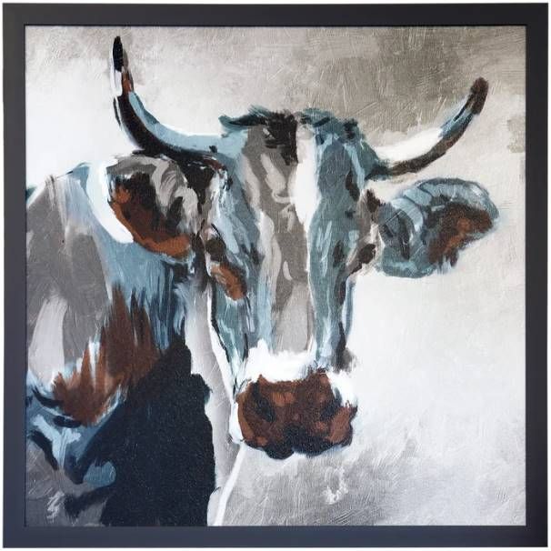 Stylecraft Blue/Brown/Gray/Light Blue/Light Gray/White Wall Art-0