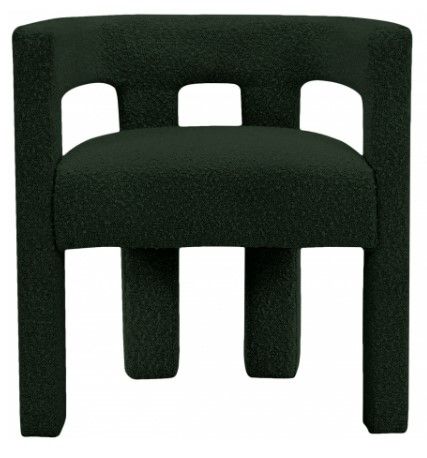 Meridian Furniture Athena Green Accent Dining Arm Chair-0