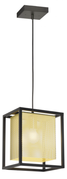 Zuo® Modern Yves Black/Gold Ceiling Lamp-2