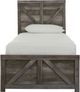 Signature Design by Ashley® Wynnlow Gray Twin Crossbuck Panel Headboard/Footboard-2