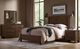 Vaughan-Bassett Lodge & Loft Dark Oak King Floating Panel Bed-1