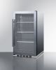 Summit® 3.13 Cu. Ft. Stainless Steel Indoor/Outdoor Beverage Cooler-1