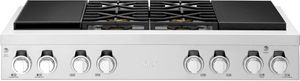 Signature Kitchen Suite 48" Stainless Steel Dual Fuel Natural Gas Rangetop