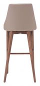 Zuo® Moor Beige Bar Chair-3