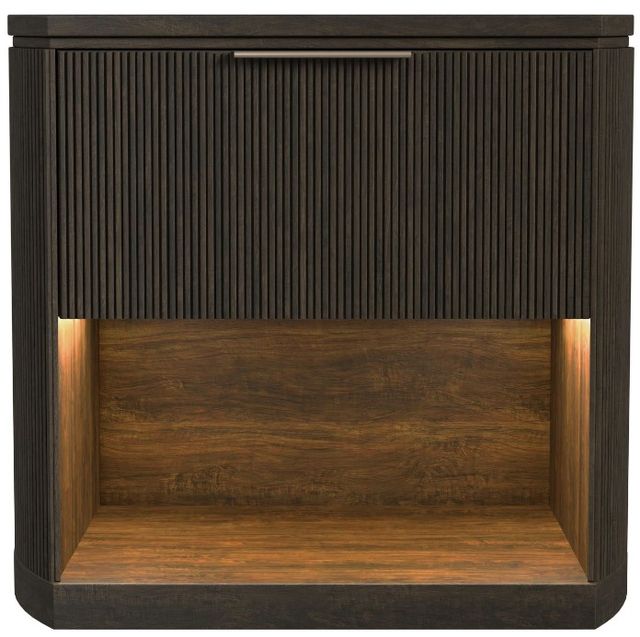 Elements International Sylvie Dark Brown Nightstand-3