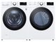LG White Front Load Laundry Pair-0