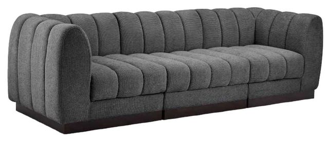 Meridian Furniture Quinn 3-Piece Grey Modular Sofa-0