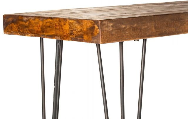 Moe's Home Collection Boneta Natural Console Table with Black Metal Legs-3