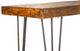 Moe's Home Collection Boneta Natural Console Table with Black Metal Legs-3