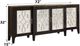ACME Furniture Kacia Antique Black/White Console Cabinet-2