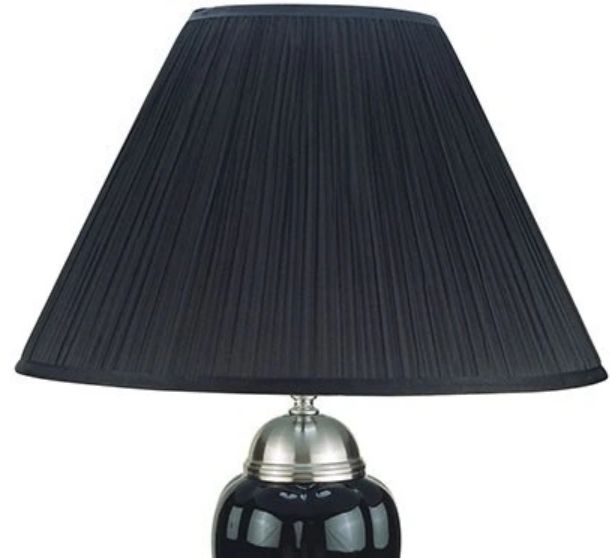 Furniture of America® Niki Black Table Lamp-1