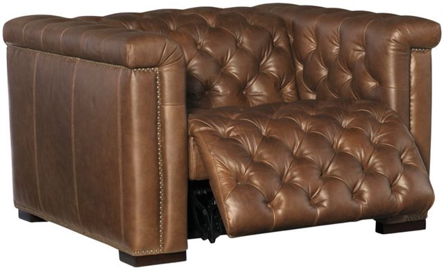 Hooker® Furniture MS Savion Grandier Saddlebag Lodge Leather Power Recliner with Power Headrest-1