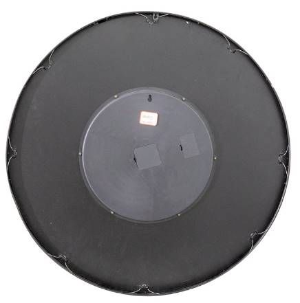 YHD Venetian Woodgrain Black/Brown Wall Gear Clock-4