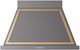 Ilve® Nostalgie II Noblesse 40" Graphite Matte Wall Mounted Range Hood with Brass Trim-0