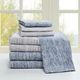 Olliix by Urban Habitat Grey Twin XL Space Dyed Cotton Jersey Knit Sheet Set-3