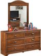 Signature Design by Ashley® Barchan 5-Piece Medium Brown Full Panel Bed Set-2