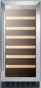 Summit® 15" Stainless Steel Wine Cooler-0