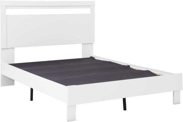 Signature Design by Ashley® Flannia White Full Panel Platform Bed-0