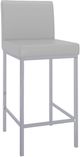 Inspire™ Porto Grey/Chrome 26" Counter Stool, Set Of 2-0