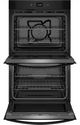 Whirlpool® 30" Black Double Electric Wall Oven-2