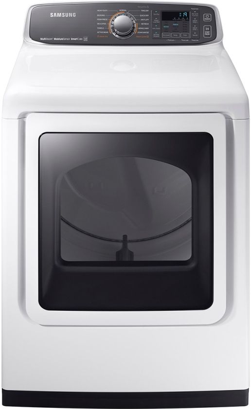 Samsung 7.4 Cu. Ft. White Front Load Electric Dryer-0