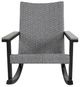 CabanaCoast® Customizable Stellan Aluminum/Natural Fiber Outdoor Rocking Chair-1