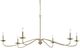 Forty West Hunter Gold 6-Light Chandelier-0