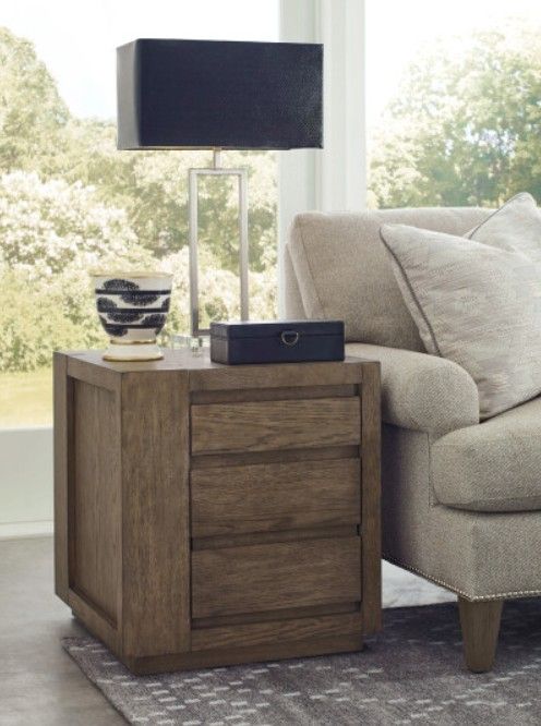 Hammary® Colson Chai 3-Drawer End Table-1