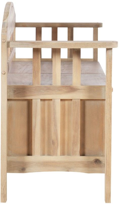 Linon Aria Natural Storage Bench-4