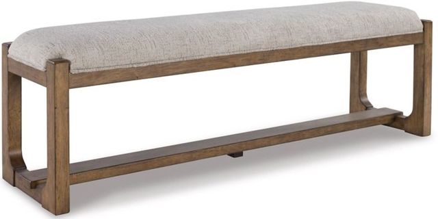 Signature Design by Ashley® Cabalynn Light Brown/Oatmeal 63" Dining Bench-0