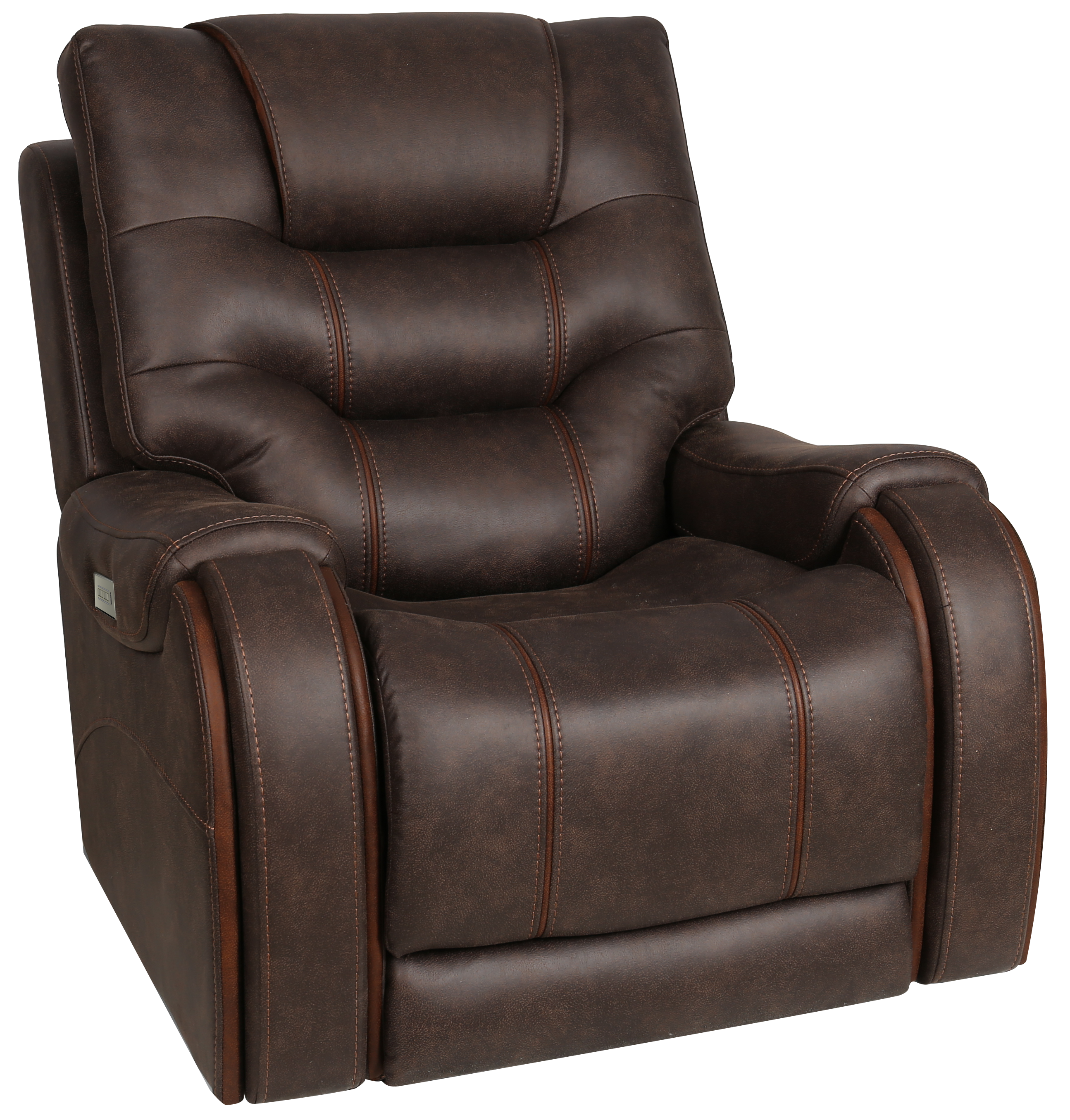 Moto Motion Brentwood Walnut Power Recliner | Miskelly Furniture