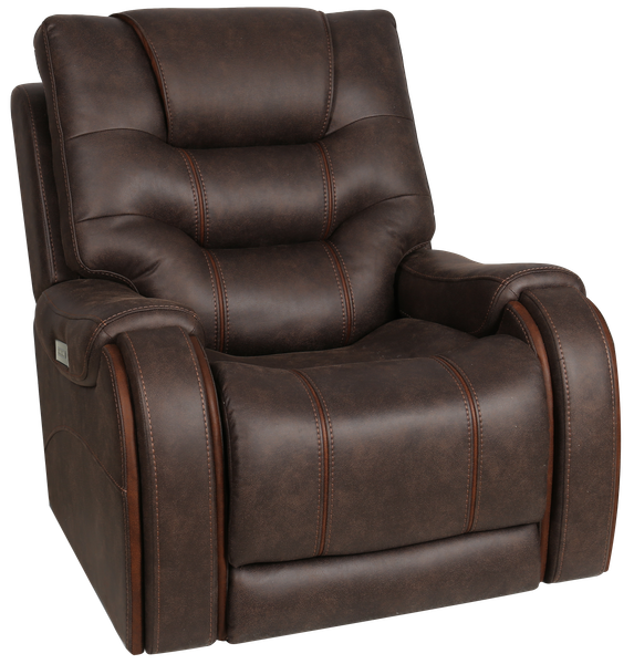 Moto Motion Brentwood Walnut Power Recliner | Miskelly Furniture