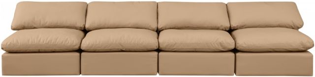 Meridian Furniture Indulge 4-Piece Tan Armless Modular Sofa-1