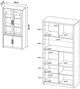 Coaster® Riva Black Accent Display Cabinet-2