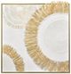 Classy Living Organic Golden Sunburst Luxe Texture Wall Art-0