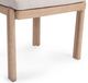 Classic Home Oliver 2-Piece Butterscotch Fabric/Wooden Outdoor Dining Chair Set-5