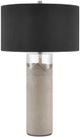 Currey & Company Edfu Black/Gray Table Lamp-1